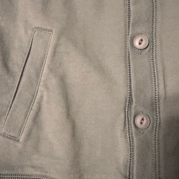 TEA Sweater Cardigan Blue with White Stripe size 6‎ Boys grandpa cardigan cotton - Picture 3 of 6